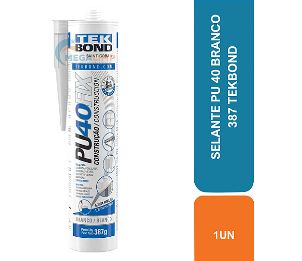 SELANTE PU 40 BRANCO 387GR TEKBOND
