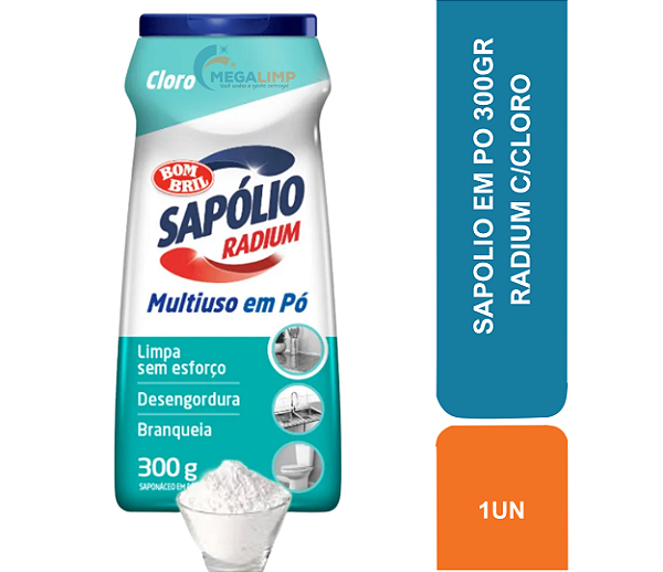 SAPOLIO EM PO 300GR RADIUM C/CLORO