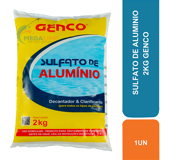 SULFATO DE ALUMINIO 2KG GENCO