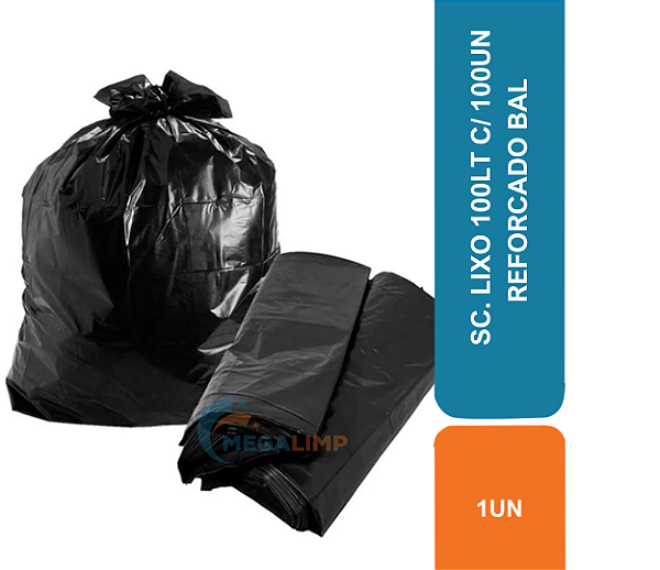 SC. LIXO 100LT C/ 100UN REFORCADO BAL
