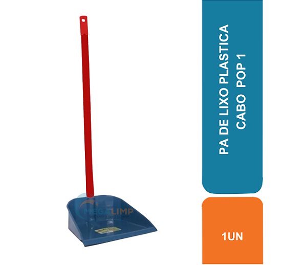 PA DE LIXO PLASTICA CABO POP 1