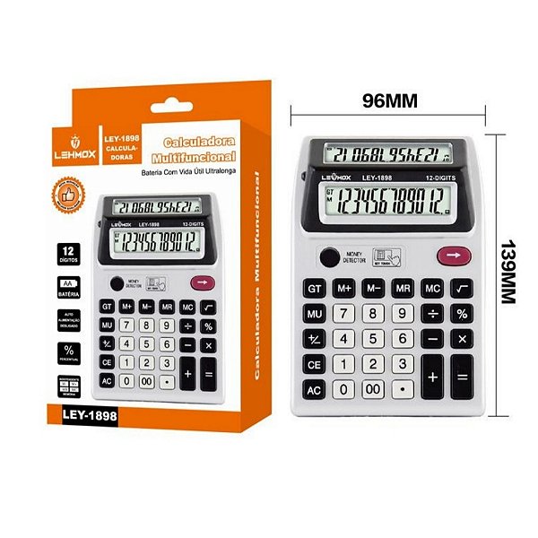 Calculadora Lehmox LEY-1898
