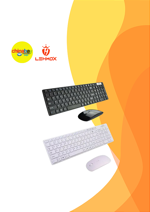 Kit Teclado e Mouse Lehmox LEY-171