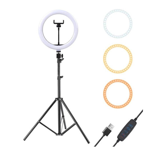 Ring Light 12'' Polegadas Lehmox LEY-272