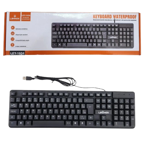 Teclado Lehmox LEY-1604 - Conforto e Precisão
