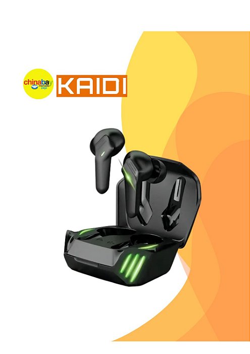 Fone Bluetooth Kaidi KD-775 – Modo Gamer com Baixa Latência e Som Envolvente
