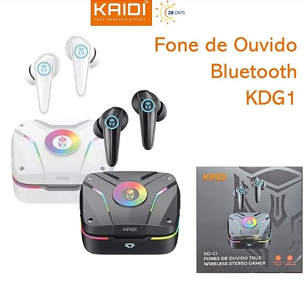 Fone Bluetooth Kaidi KD-G1 - Modo Gamer