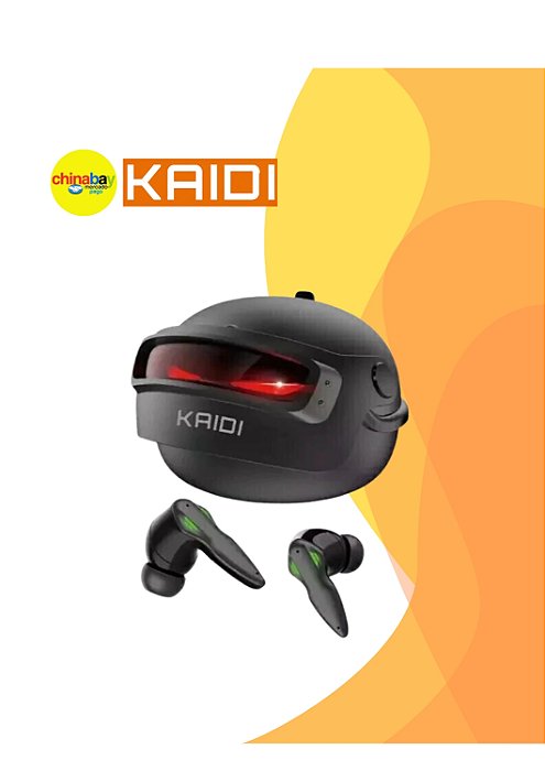 Fone Bluetooth TWS Gamer Kaidi KD-777