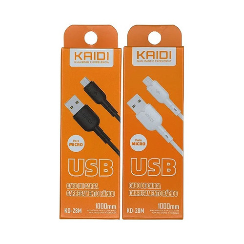 Cabo de dados e carregamento kaidi para Micro/v8 - 1 Metro