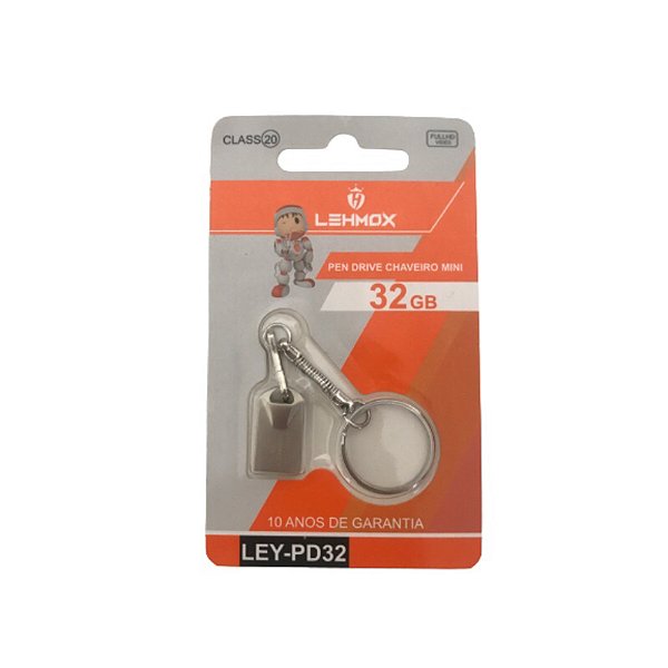 Pen Drive Lehmox LEY-PD32 – 32GB, Rápido e Portátil