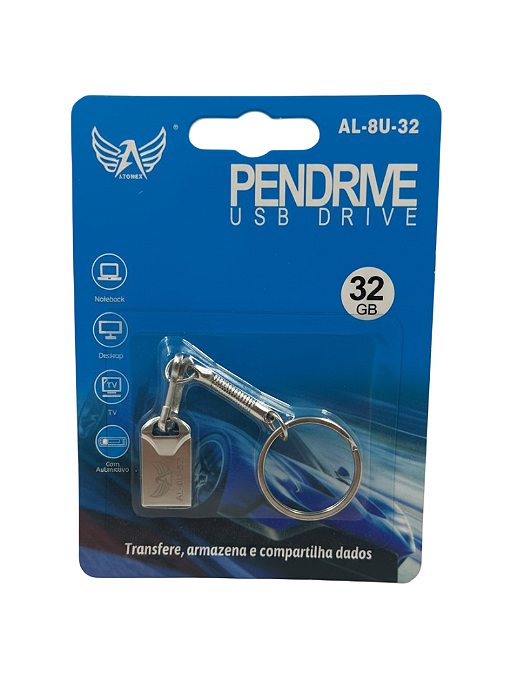 Pen Drive Altomex AL-8U-32 – 32GB | Rápido, Portátil e Confiável