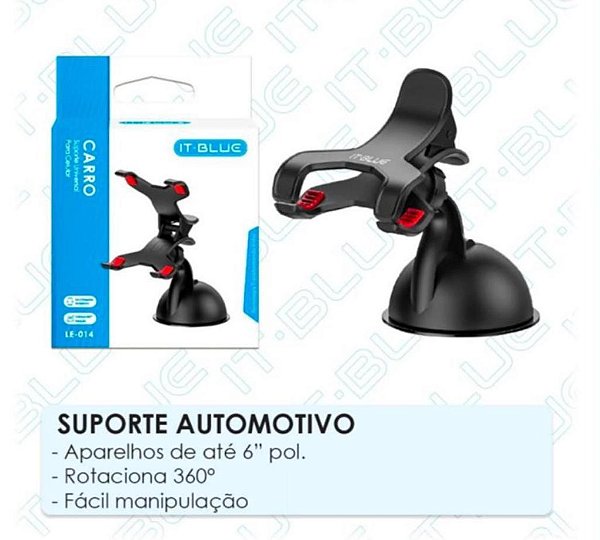 Suporte Veicular IT-Blue LE-014 – Estabilidade e Praticidade
