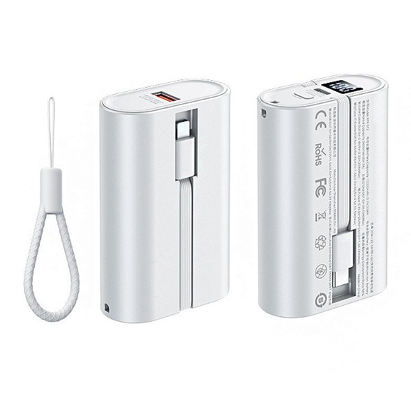 Power Bank Kaidi KD-01P 10.000mAh - Carga Rápida - Cor Sortida