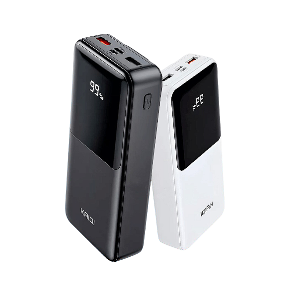 Power Bank Kaidi KNC-232 – Potência Real com 22.5W, Display LED - Cor Sortida