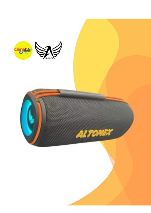 Caixa de som bluetooth altomex Rbg 60w waterproo al-9999