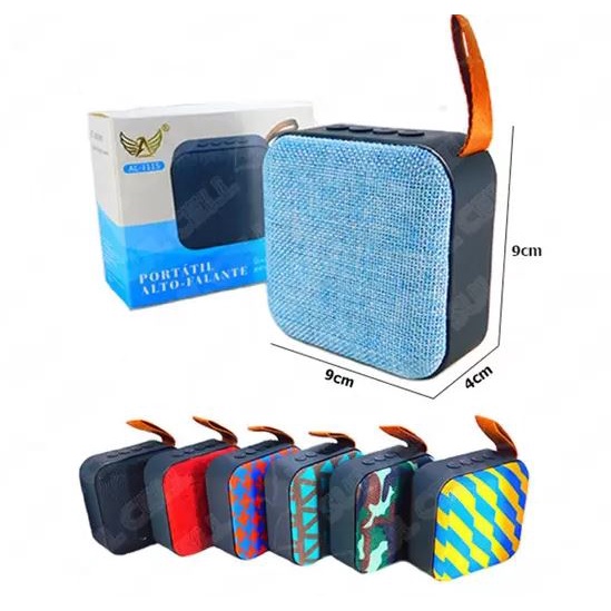 Caixa de som portatil com bluetooth Al-1115 -Sortidas