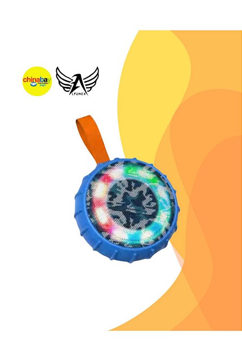 Caixa de som bluetooth á prova d'agua Al-958