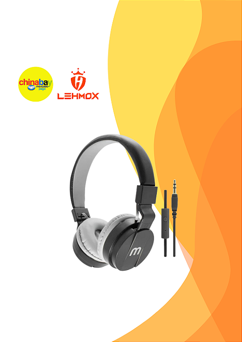 Fone de Ouvido Headphone Com Fio Lehmox - LEF-1002