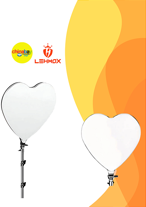 Ring Light Lehmox 13″ Polegadas – Iluminador em Formato de Coração