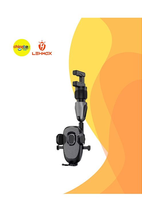 Suporte Veicular Lehmox LEY-1665 – Estande Multifuncional (3” a 7”)