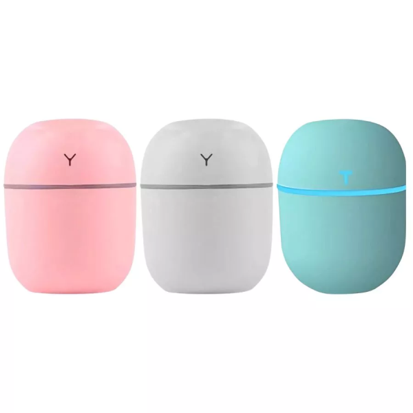 Umidificador De Ar Usb Portatil 220ml Com Led Purificador