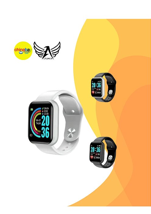 Smartwatch D20 Altomex – Monitoramento, Estilo e Conforto no Seu Dia a Dia