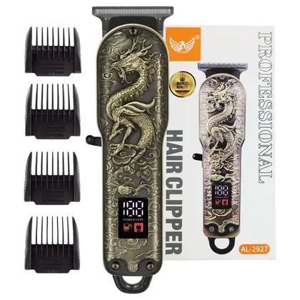 Máquina de Cortar Cabelo com Painel Digital Al-2927/ Hair Clipper