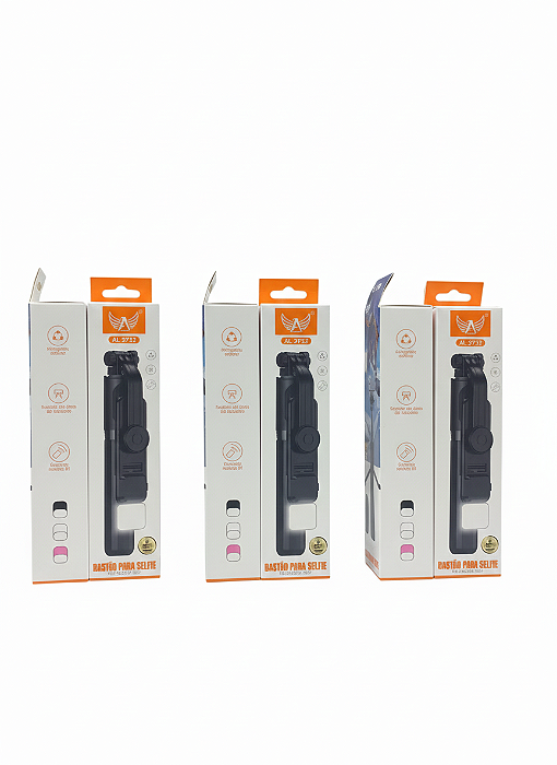 Bastão De Selfie Tripé Celular Led Controle Bluetooth- Sortida