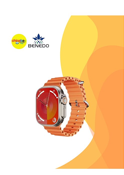 Smartwatch Dourado KW51 ULTRA 3 inteligentes 47MM/ 2 pulseiras