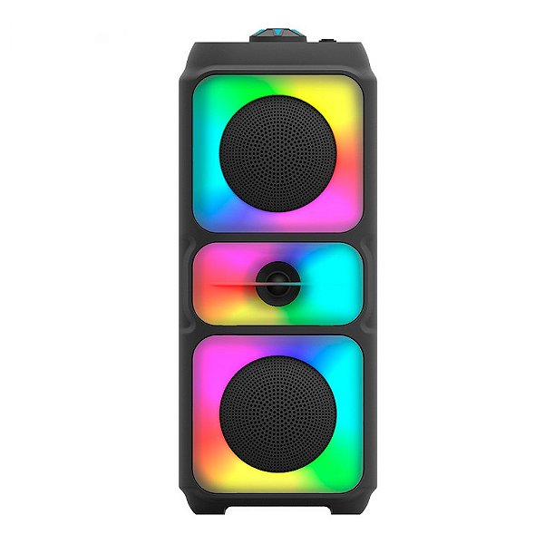 Caixa de Som Bluetooth 50W Potente com LED RGB - AL-3829