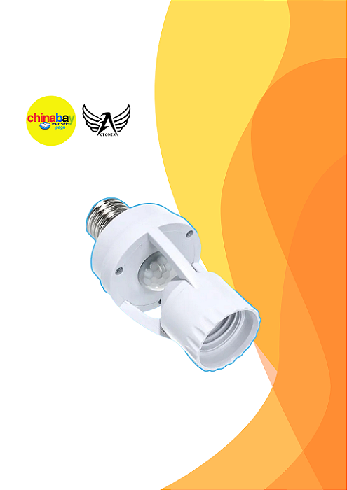 Lâmpada Suporte Sensor Infravermelho AL-B15