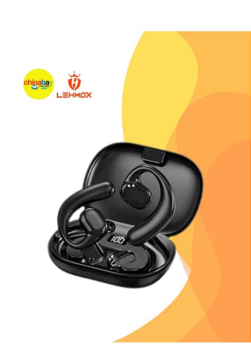 Fone De Ouvido Bluetooth Condução Óssea Sem Fio Tws Le-365
