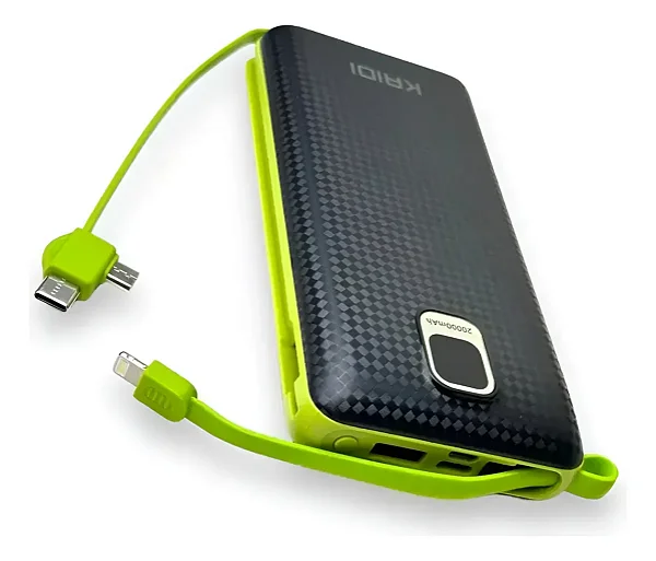 Carregador Portatil Knc8881 Kaidi Power Bank 10.000mah