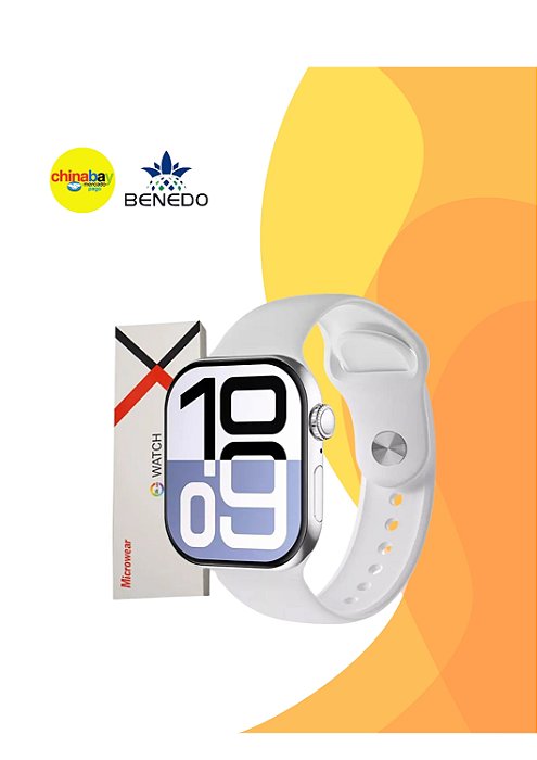 Relogio Smartwatch W10 Pro Watch X Série 10 Super Inteligente
