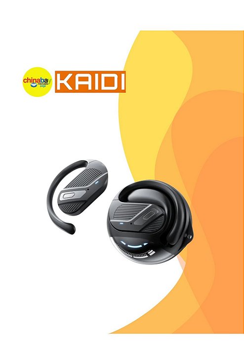 Fone Ouvido Kaidi Kd-799 Bluetooth 5.3 Touch Não Intrusivo Cor Sortida