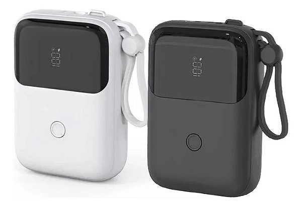 Carregador Power Bank 10000mAh Kaidi KNC-01P com Tela Digital 22.5W Turbo - Cor Sortida