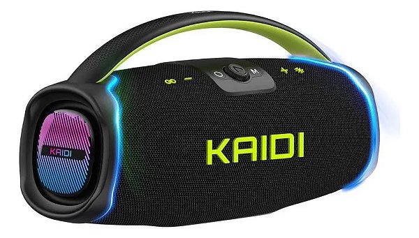 Caixa De Som Bluetooth 300w Grave Potente 30000 Mah Ipx6 Cor Preto KD-889