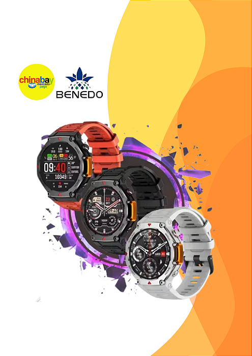Smartwatch M Rex 4 Original Microwear Gps Bluetooth ChatGpt 5 Atm Prova DÁgua