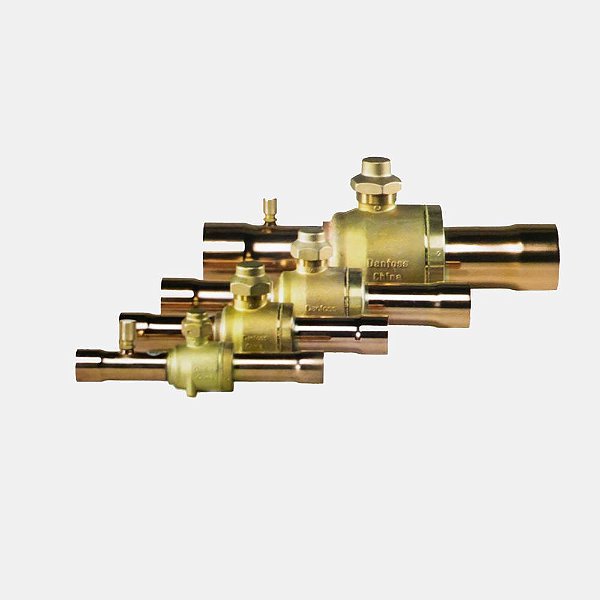 VALVULA DE ESFERA GBC DANFOSS C/ SCHRADER - 42S 1.5/8S