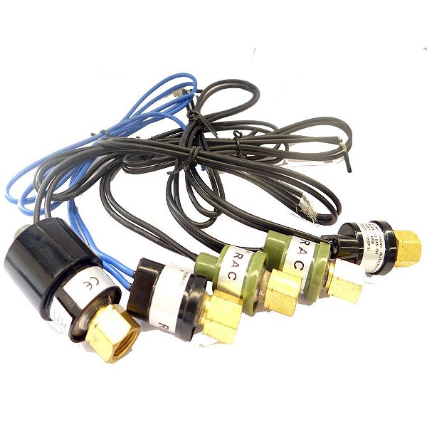 PRESSOSTATO CARTUCHO ALTA AUT. 1/4 C/PINO 2 FIOS RAC