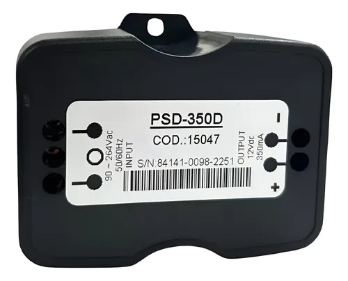 FONTE PSD-350D (AUTOMATICA) - 12VDC 350MA FULL GAUGE