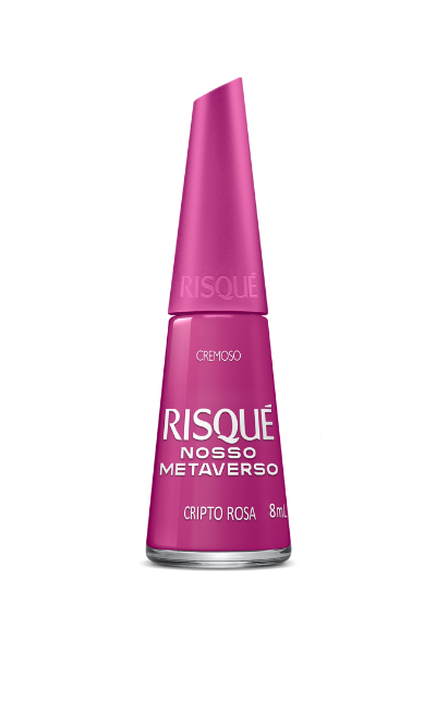 Esmaltes Risqué Nosso Metaverso - Cripto Rosa