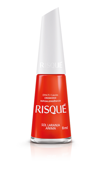 Esmalte Risqué Sol Laranja Anima