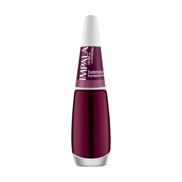 Esmalte Impala Transparente A Cor da Sua Moda - Beterraba