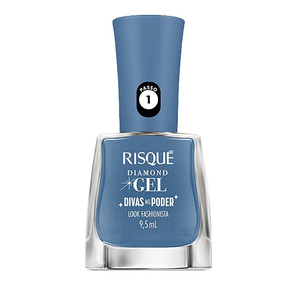 Esmalte Risqué Diamond Gel Divas no Poder Look Fashionista