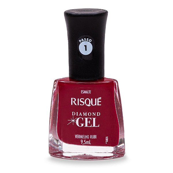 Risqué Diamond Gel Vermelho Rubi
