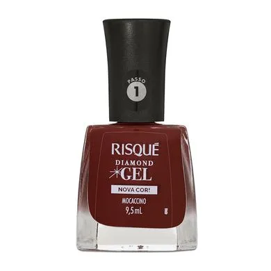 Esmalte Risqué Diamond Gel 9,5 ml Mocaccino