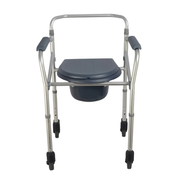 Cadeira De Banho Higienica Adulto Aluminio Dobravel 100 Kg