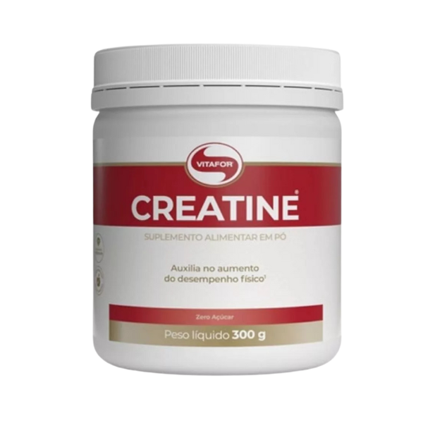 Creatina Monohidratada Sem Sabor 300g Vitafor