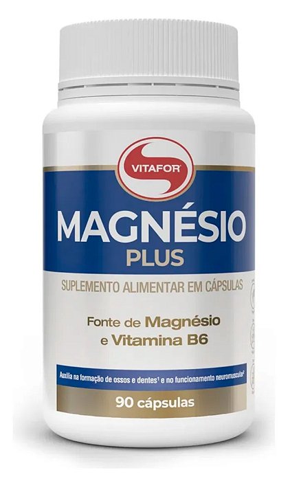 Magnésio Plus 90 Cápsulas Vitafor